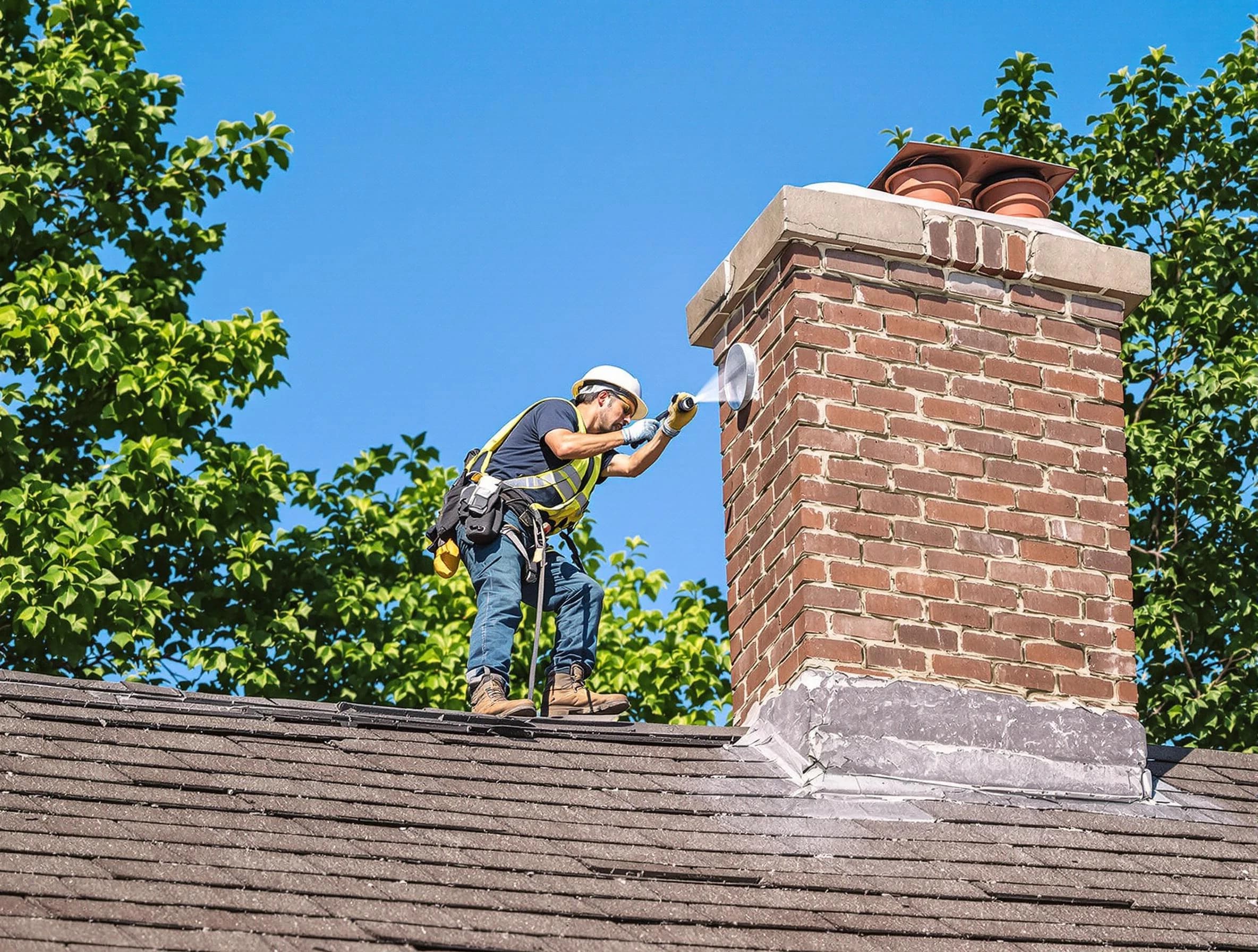 Dunwoody Chimney Sweep performing an inspection with advanced tools in Dunwoody, GA