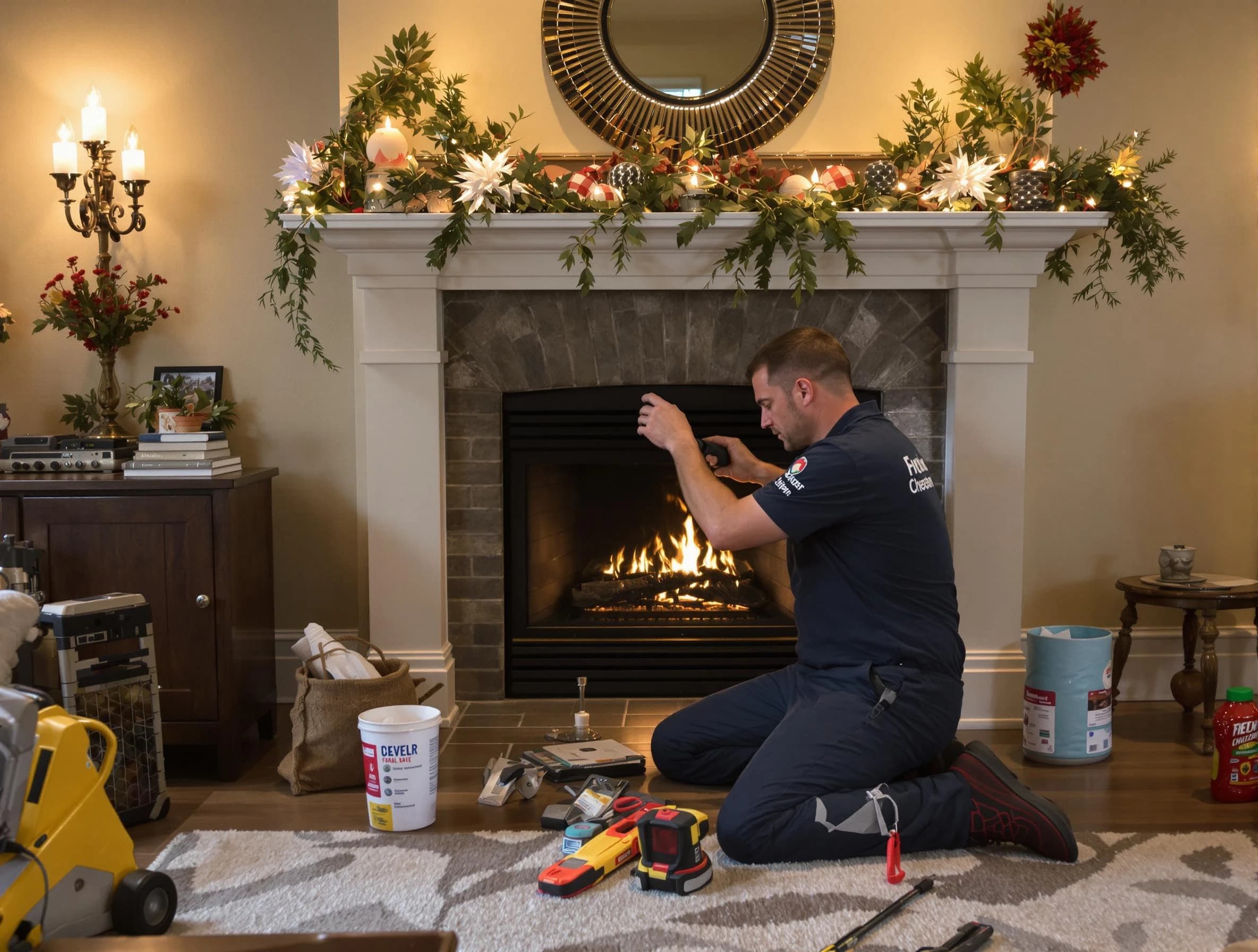 Dunwoody Chimney Sweep offering fireplace maintenance services in Dunwoody, GA
