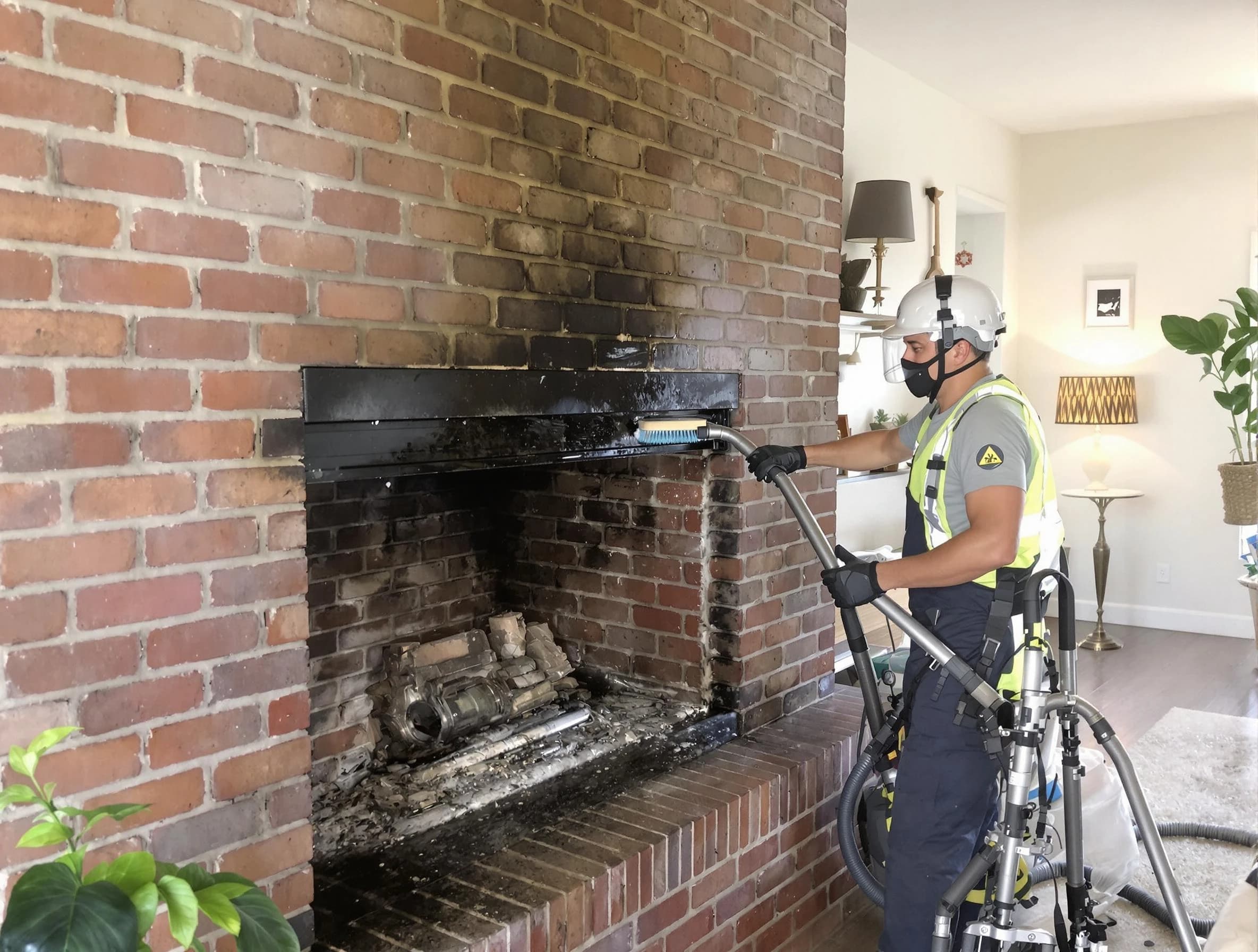 Dunwoody Chimney Sweep providing fireplace cleaning services in Dunwoody, GA