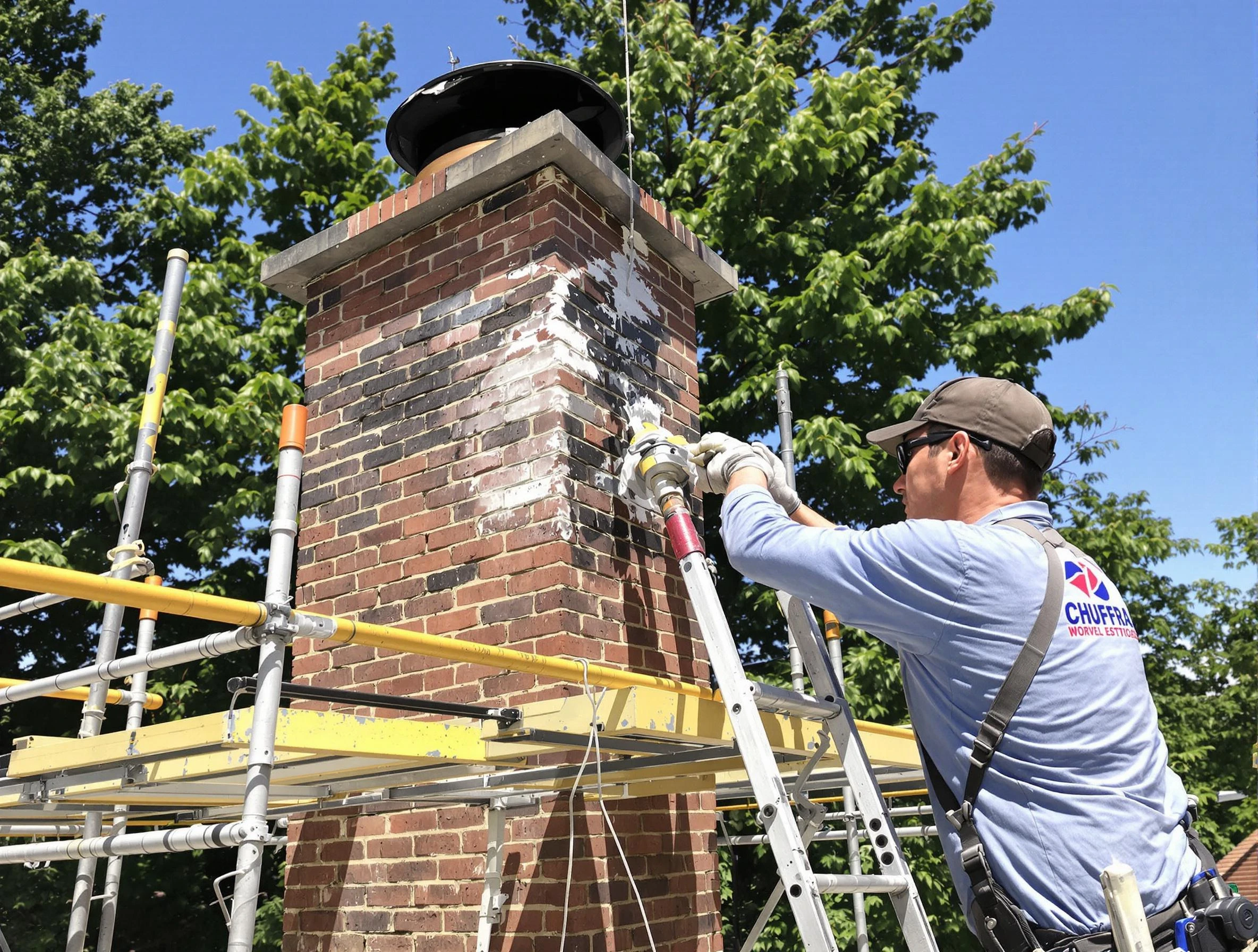 Structural chimney repair by Dunwoody Chimney Sweep in Dunwoody, GA
